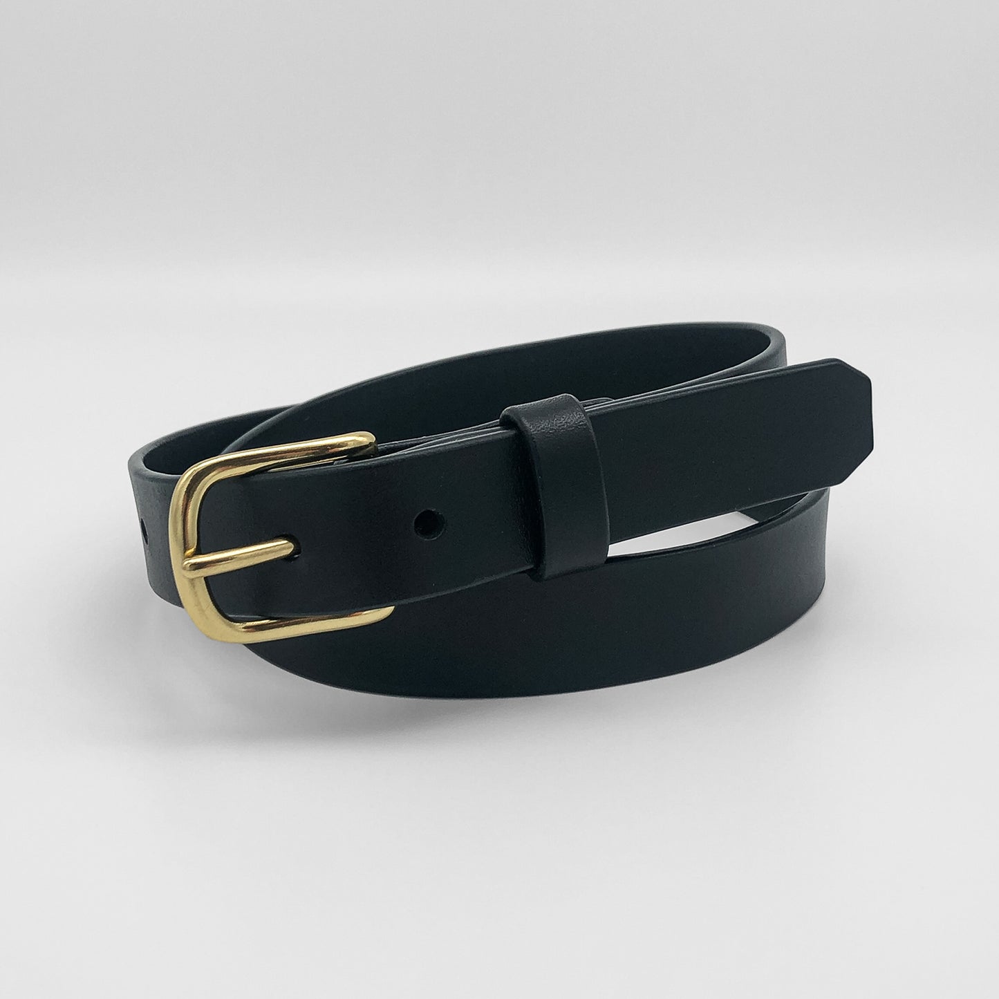 LEATHER BELT / 1" / HAND STITCHED